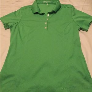 Nike golf polo shirt lime green